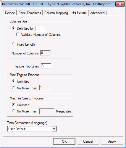 File Format Page